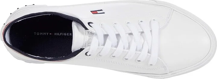 Tommy Hilfiger Fauna Women's Shoes White/Signature : 5.5 B - Medium, Synthetic/Textile - Image 2