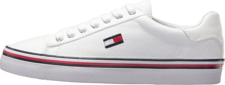 Tommy Hilfiger Fressian Women's Shoes White Fabric : 9.5 B - Medium, Textile - Image 7