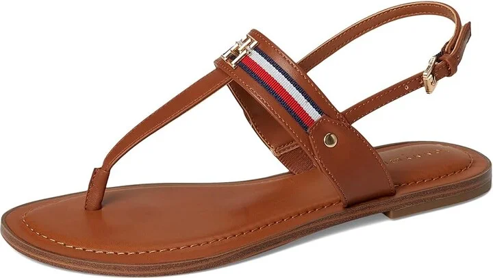 Tommy Hilfiger Gabry Women's Dress Sandals Brown : 8.5 M, Leather - Image 5