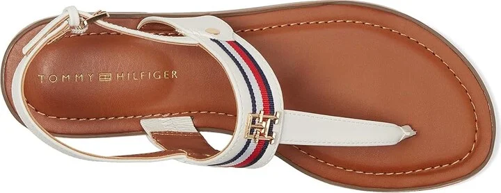Tommy Hilfiger Gabry Women's Dress Sandals White : 8.5 M, Leather - Image 2