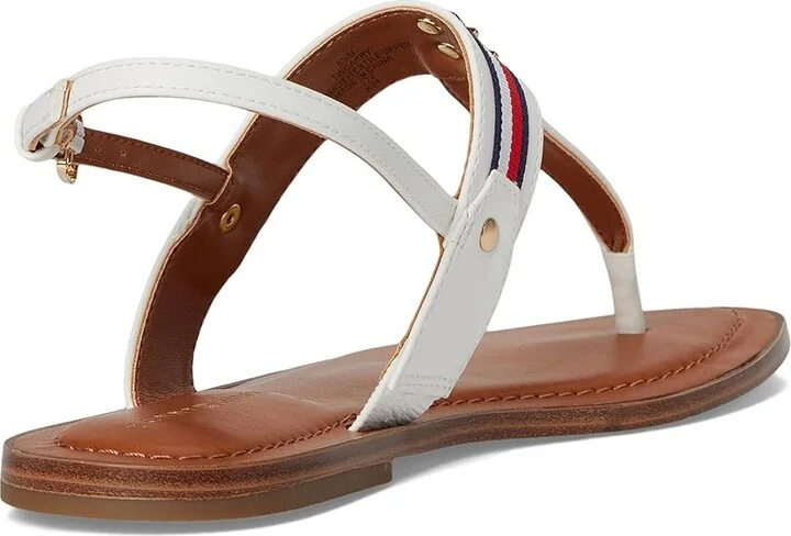 Tommy Hilfiger Gabry Women's Dress Sandals White : 8.5 M, Leather - Image 4