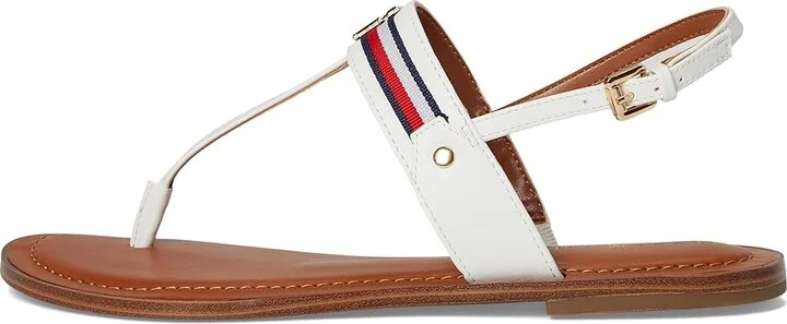 Tommy Hilfiger Gabry Women's Dress Sandals White : 8.5 M, Leather - Image 6