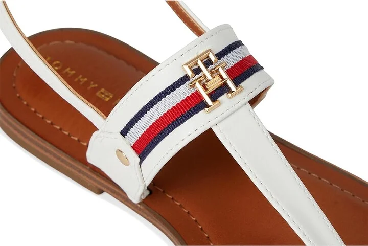 Tommy Hilfiger Gabry Women's Dress Sandals White : 8.5 M, Leather - Image 7