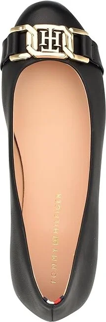 Tommy Hilfiger Gallyne Women's Flat Shoes Black : 6.5 M, Synthetic - Image 2