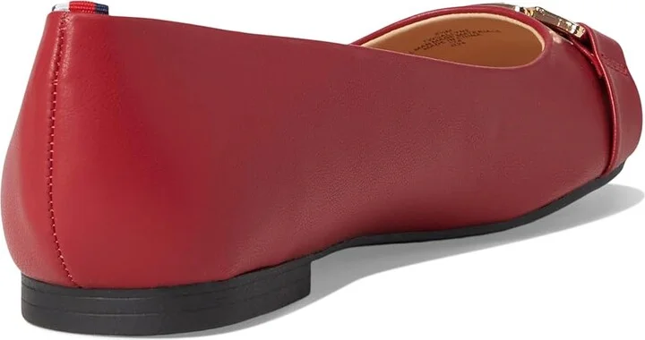 Tommy Hilfiger Gallyne Women's Flat Shoes Red : 6.5 M, Synthetic - Image 4