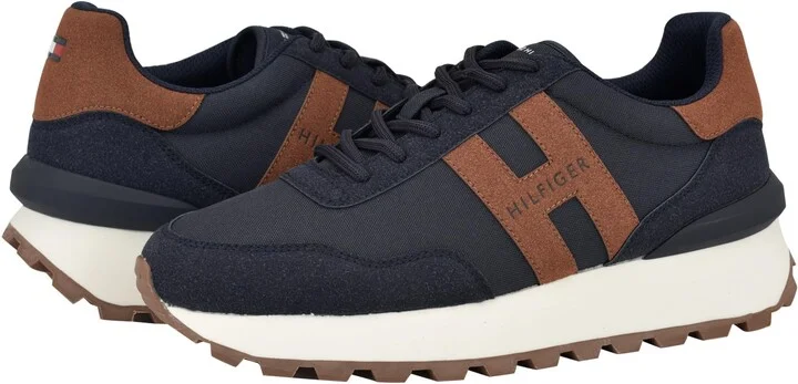 Navy/Cognac Multi