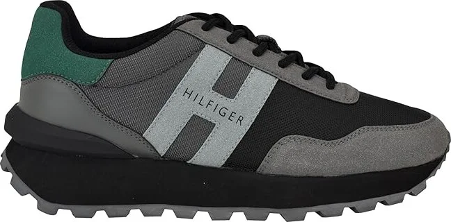 Tommy Hilfiger Gani Men's Shoes Grey/Black : 8 M, Polyester - Image 5