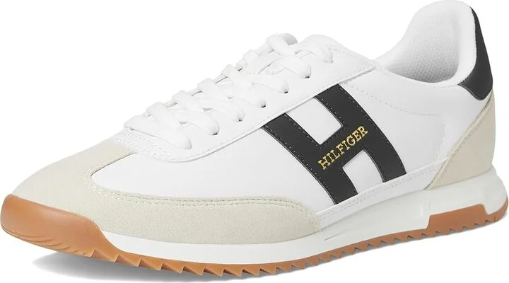 Tommy Hilfiger Ganibel Men's Shoes Ivory/White/Navy : 10.5 D - Medium, Suede - Image 5