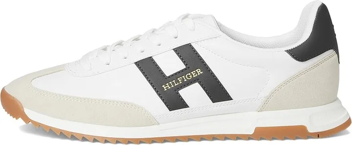 Tommy Hilfiger Ganibel Men's Shoes Ivory/White/Navy : 10.5 D - Medium, Suede - Image 6