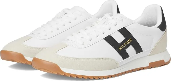 Tommy Hilfiger Ganibel Men's Shoes Ivory/White/Navy : 10.5 D - Medium, Suede