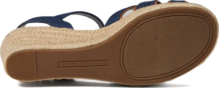 Tommy Hilfiger Gazeiy Women's Sandals Blue : 8 M, Leather/Rubber - Image 3