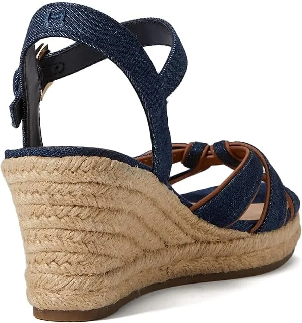 Tommy Hilfiger Gazeiy Women's Sandals Blue : 8 M, Leather/Rubber - Image 4