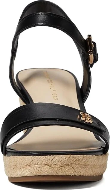 Tommy Hilfiger Genavo Women's Sandals Black : 10 M, Leather/Rubber - Image 2