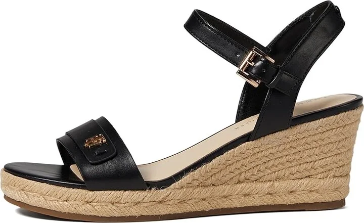 Tommy Hilfiger Genavo Women's Sandals Black : 10 M, Leather/Rubber - Image 5