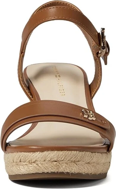 Tommy Hilfiger Genavo Women's Sandals Brown : 10 M, Leather/Rubber - Image 2