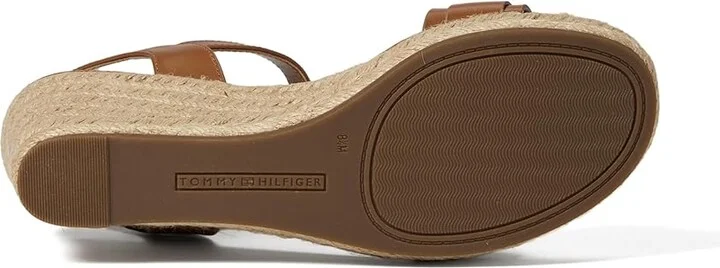 Tommy Hilfiger Genavo Women's Sandals Brown : 10 M, Leather/Rubber - Image 3