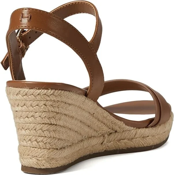 Tommy Hilfiger Genavo Women's Sandals Brown : 10 M, Leather/Rubber - Image 4