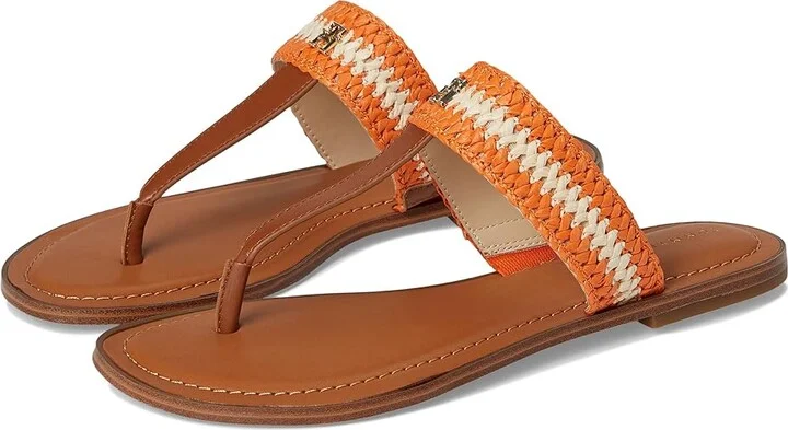 Tommy Hilfiger Gojia Women's Dress Sandals Orange : 6.5 M