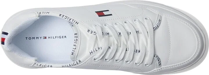 Tommy Hilfiger Grazie Women's Shoes White : 6 M, Synthetic/Textile - Image 2