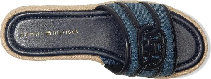 Tommy Hilfiger Hadjea Women's Dress Sandals Blue : 5.5 M, Leather - Image 2