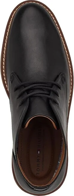 Tommy Hilfiger Harbin Men's Boots Black : 11 D - Medium, Leather/Synthetic - Image 2