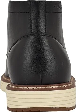 Tommy Hilfiger Harbin Men's Boots Black : 11 D - Medium, Leather/Synthetic - Image 4