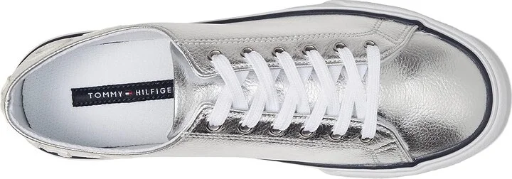 Tommy Hilfiger Helien Women's Shoes Silver : 7.5 M, Synthetic - Image 2
