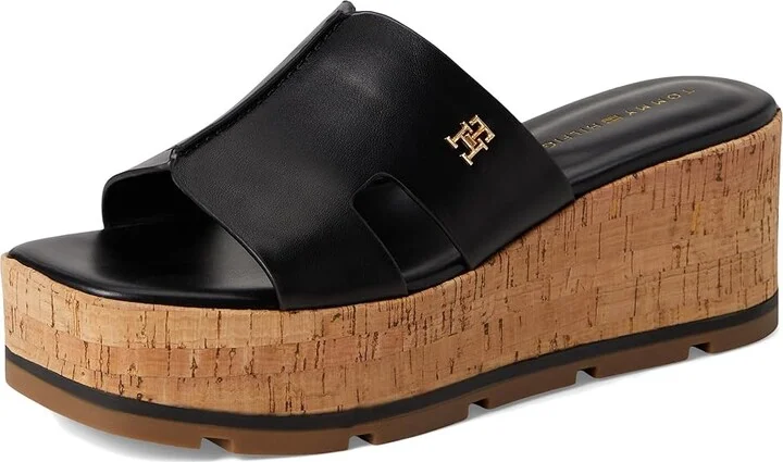 Tommy Hilfiger Heliena Women's Dress Sandals Black : 10 M, Synthetic - Image 5