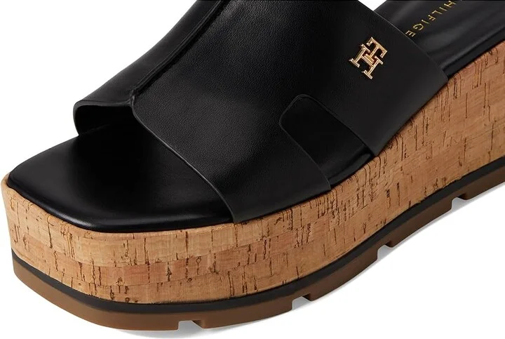 Tommy Hilfiger Heliena Women's Dress Sandals Black : 10 M, Synthetic - Image 7