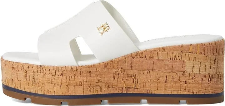 Tommy Hilfiger Heliena Women's Dress Sandals White : 7.5 M, Synthetic - Image 6