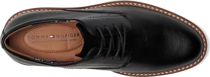 Tommy Hilfiger Hiday Men's Lace-up Boots Black : 7.5 D - Medium, Leather/Vinyl - Image 2