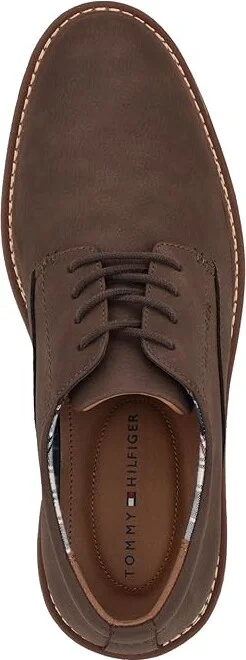 Tommy Hilfiger Hiday Men's Lace-up Boots Dark Brown : 7 D - Medium, Leather/Vinyl - Image 2