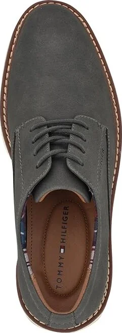Tommy Hilfiger Hiday Men's Lace-up Boots Dark Grey : 12 D - Medium, Leather/Vinyl - Image 2
