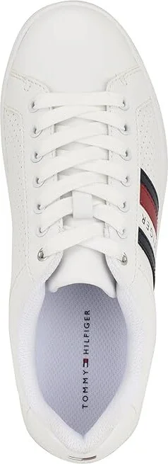 Tommy Hilfiger Jallya Women's Shoes White : 7 M, Leather - Image 2