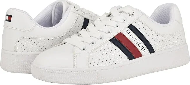 Tommy Hilfiger Jallya Women's Shoes White : 7 M, Leather