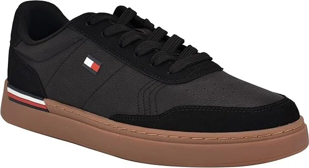 Tommy Hilfiger Jaran Men's Shoes Black : 13 M, Rubber/Suede - Image 5