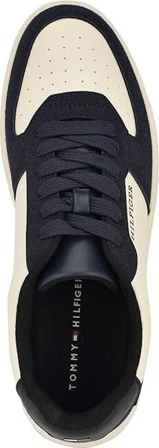 Tommy Hilfiger Jeoffry Men's Shoes Navy/Ivory : 8 D - Medium, Leather/Suede - Image 2