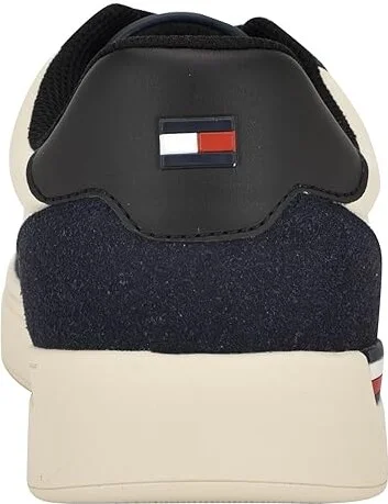 Tommy Hilfiger Jeoffry Men's Shoes Navy/Ivory : 8 D - Medium, Leather/Suede - Image 4