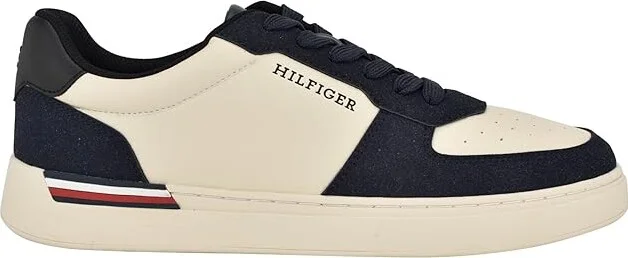 Tommy Hilfiger Jeoffry Men's Shoes Navy/Ivory : 8 D - Medium, Leather/Suede - Image 6