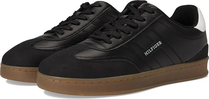 Tommy Hilfiger Jolene Men's Shoes Black : 11.5 D - Medium, Faux Leather/Suede