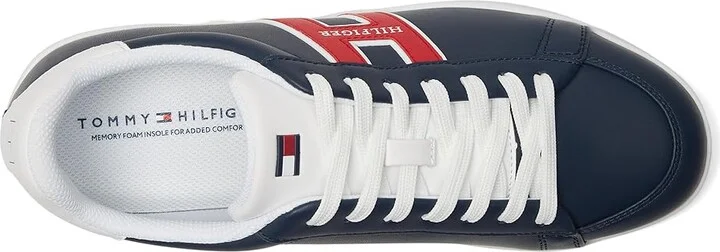 Tommy Hilfiger Jolix Men's Shoes Navy/Red/White : 7 D - Medium, Faux Leather - Image 2