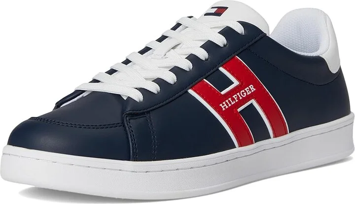 Tommy Hilfiger Jolix Men's Shoes Navy/Red/White : 7 D - Medium, Faux Leather - Image 5