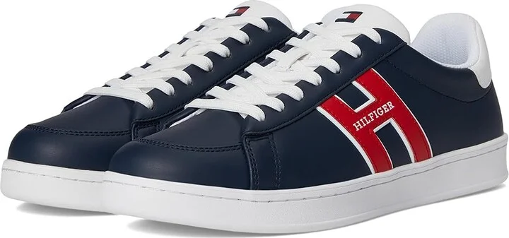 Tommy Hilfiger Jolix Men's Shoes Navy/Red/White : 7 D - Medium, Faux Leather