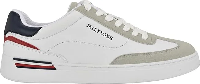 Tommy Hilfiger Jorro Men's Shoes Grey/White : 11.5 D - Medium, Leather - Image 6