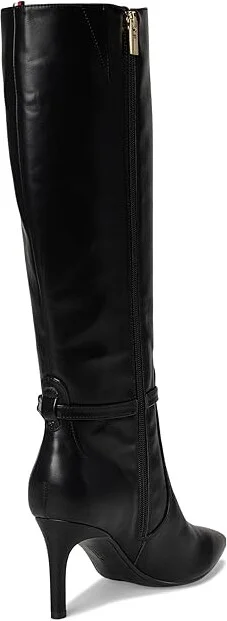 Tommy Hilfiger Jullie High Women's Heels Shoes Black : 7 M, Leather - Image 4