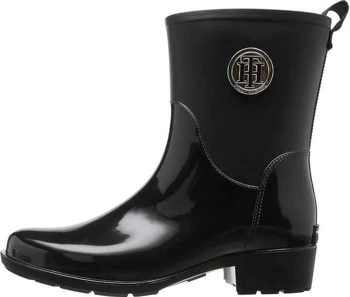 Tommy Hilfiger Kippa Women's Shoes Black Synthetic : 6 M, Rubber - Image 7