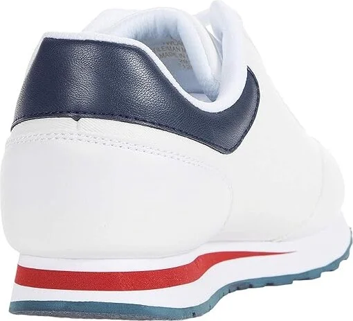 Tommy Hilfiger Laces Women's Shoes White/White/Navy : 6 M, Synthetic/Textile - Image 4