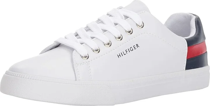 Tommy Hilfiger Laddin Women's Shoes White/Red/Deep Baltic : 6.5 M, Synthetic - Image 2