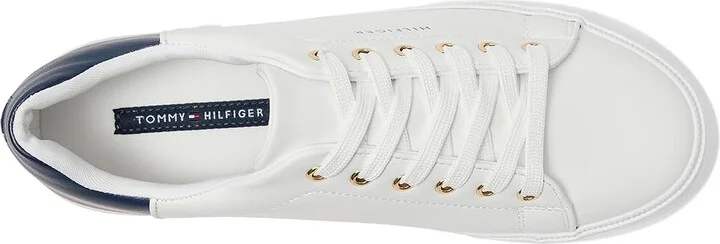 Tommy Hilfiger Laddin Women's Shoes White/Red/Deep Baltic : 6.5 M, Synthetic - Image 3