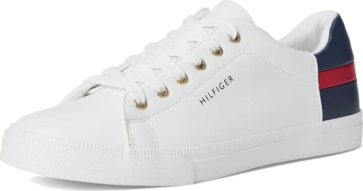 Tommy Hilfiger Laddin Women's Shoes White/Red/Deep Baltic : 6.5 M, Synthetic - Image 6